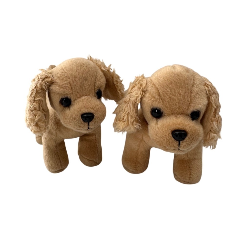 Our Generation Set Of 2 Plush Cocker Spaniel Dog Stuffed Animals‎ 8" Bundle Set